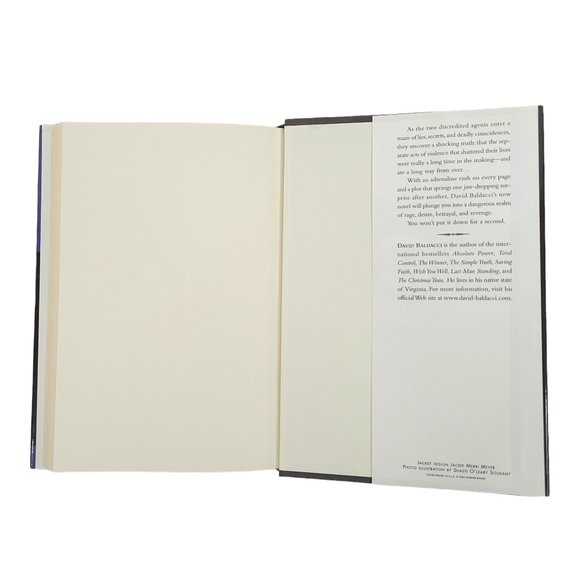 Split Second David Baldacci Hardcover Dust Jacket Novel Book Warner Books 2003 - Picture 4 of 10